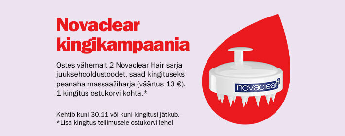 Novaclear Hair kingikampaania