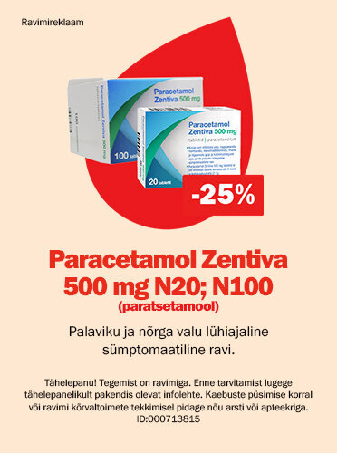 Paracetamol zentiva pakkumine