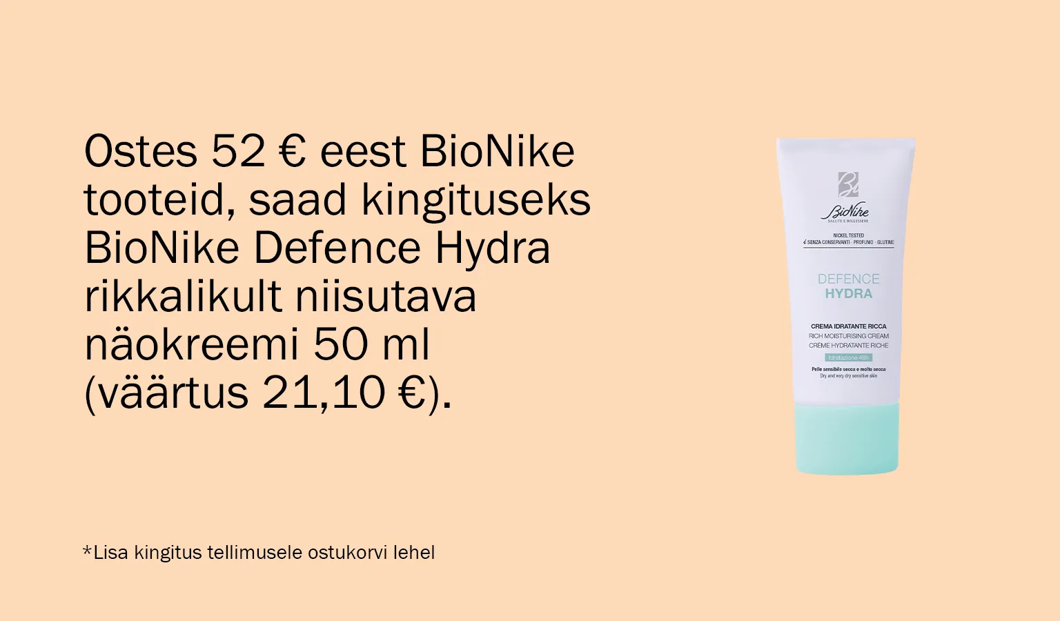 BioNike kingikampaania