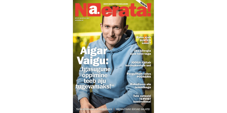 Ilmunud on terviseajakirja Naerata! kevadnumber