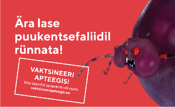 Apotheka apteekides saab end mugavalt puukentsefaliidi vastu vaktsineerida
