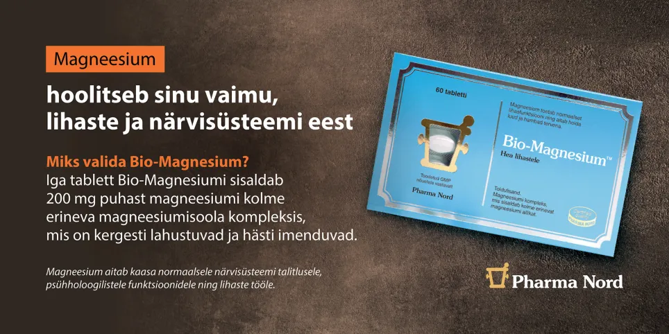 Sinu lihased töötavad iga päev. Kas saad piisavalt magneesiumi?