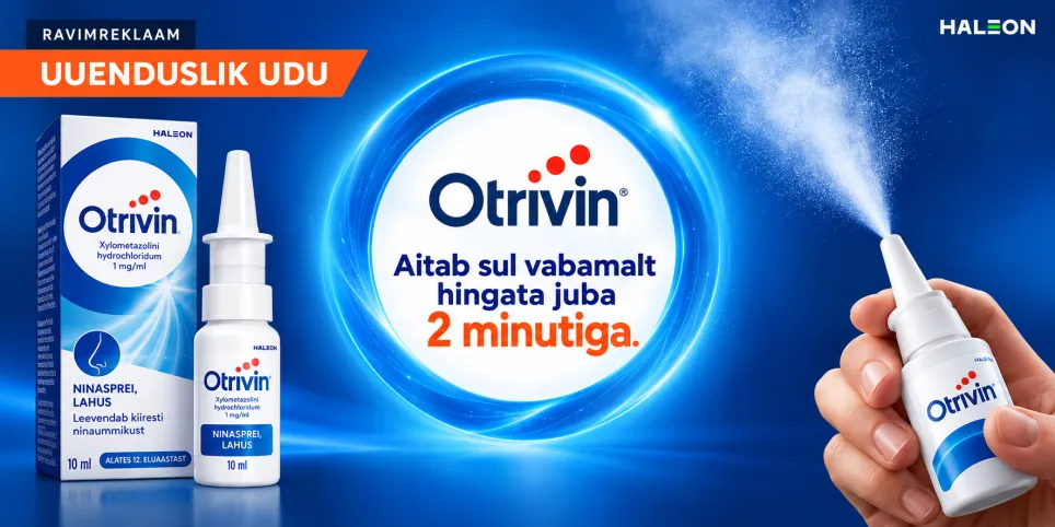 Nina kinni? Uue põlvkonna ninasprei Otrivin aitab