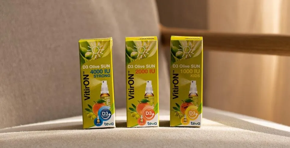 VitirON™ D3 Olive SUN - kõrge annus D3 vitamiini immuunsusele!