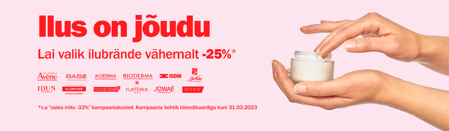 Lai valik ilubrände vähemalt -25%