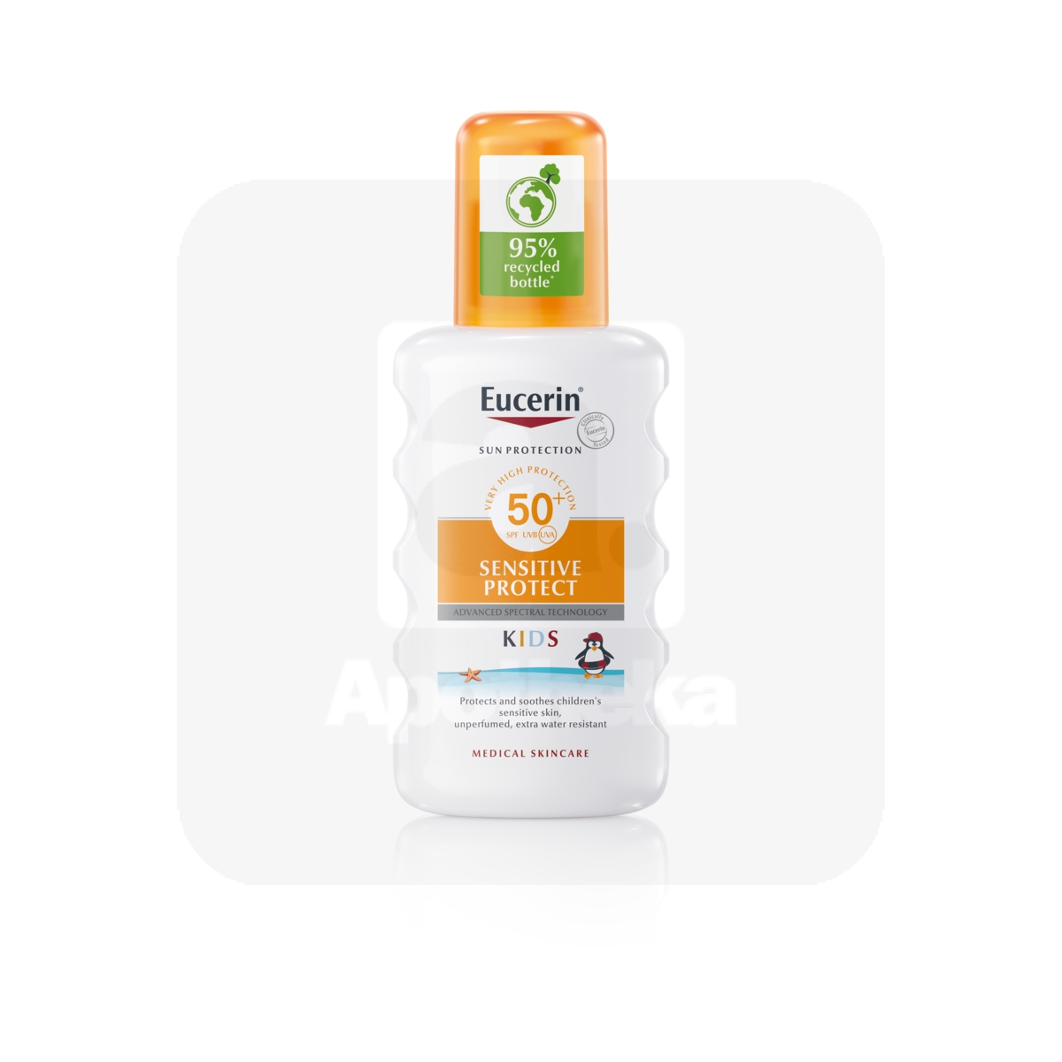 EUCERIN SUN PÄIKESEKAITSESPREI LASTELE SPF50+ 200ML - Tootepilt