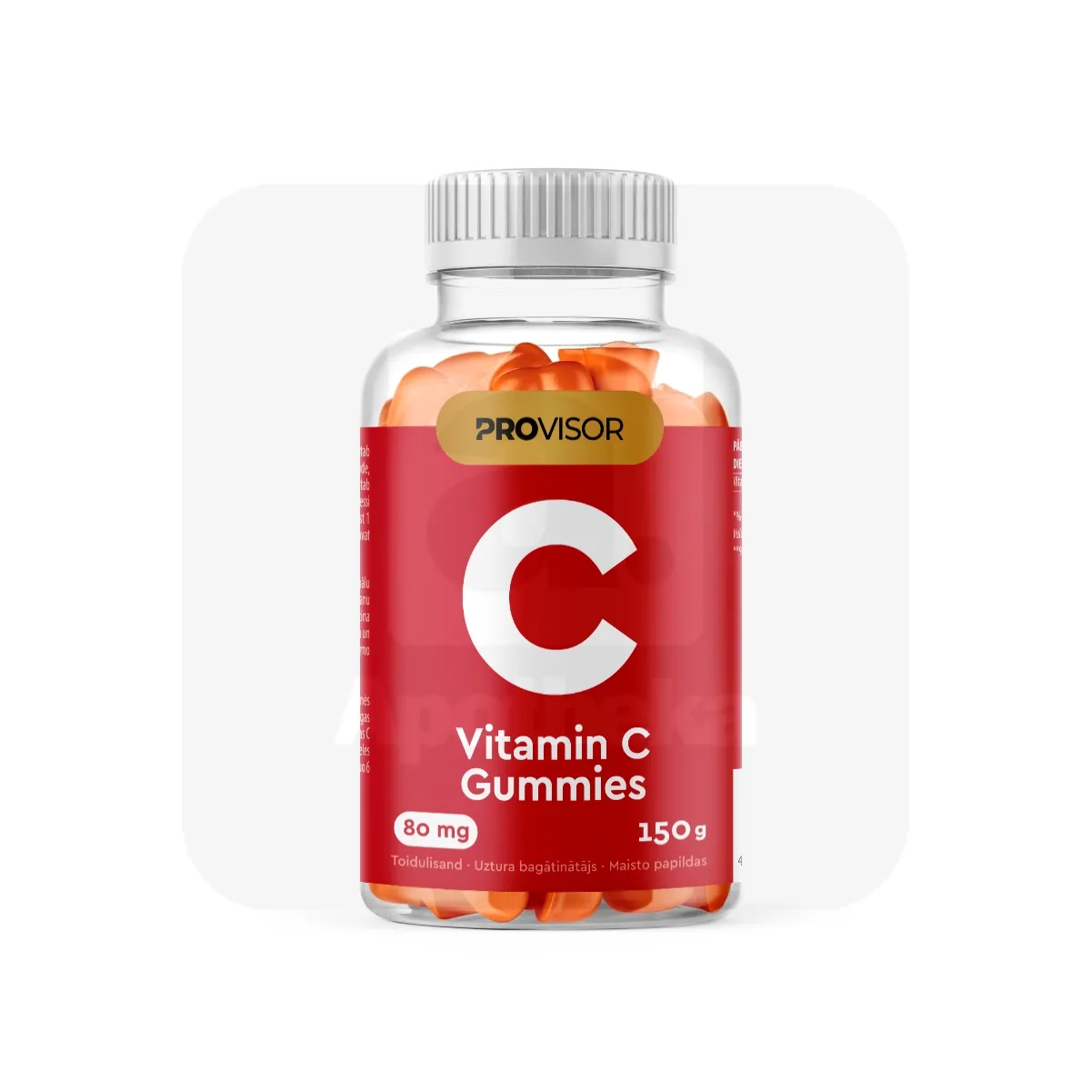 PROVISOR VITAMIIN C KUMMIKOMMID 80MG N60 - Tootepilt