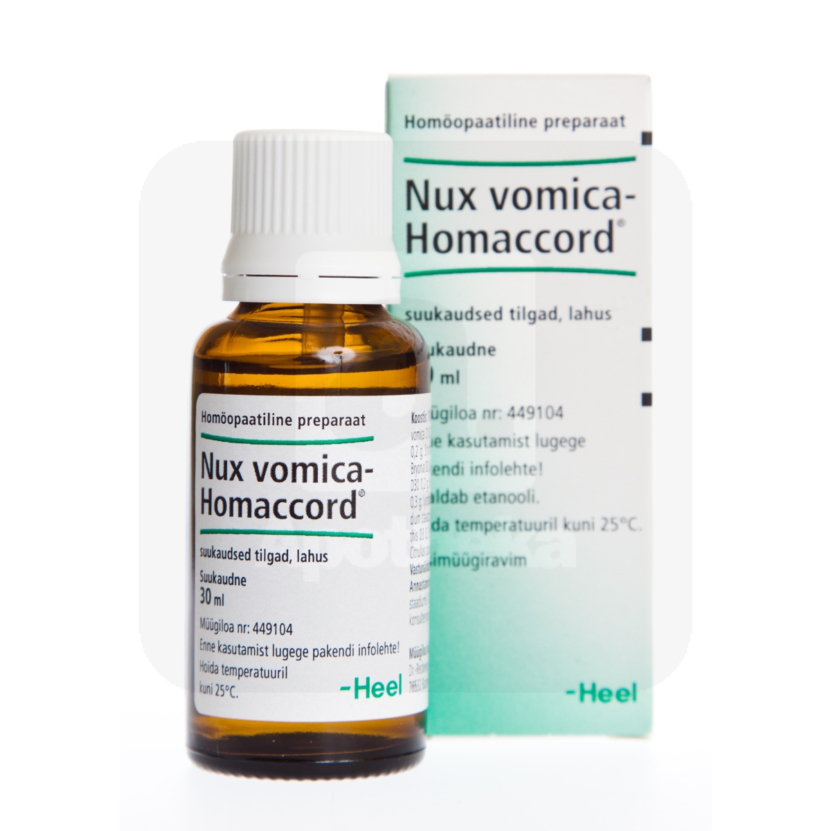 NUX VOMICA-HOMACCORD SUUKAUDSED TILGAD 30ML - Tootepilt