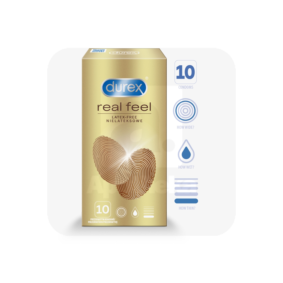 DUREX KONDOOMID REAL FEEL N10