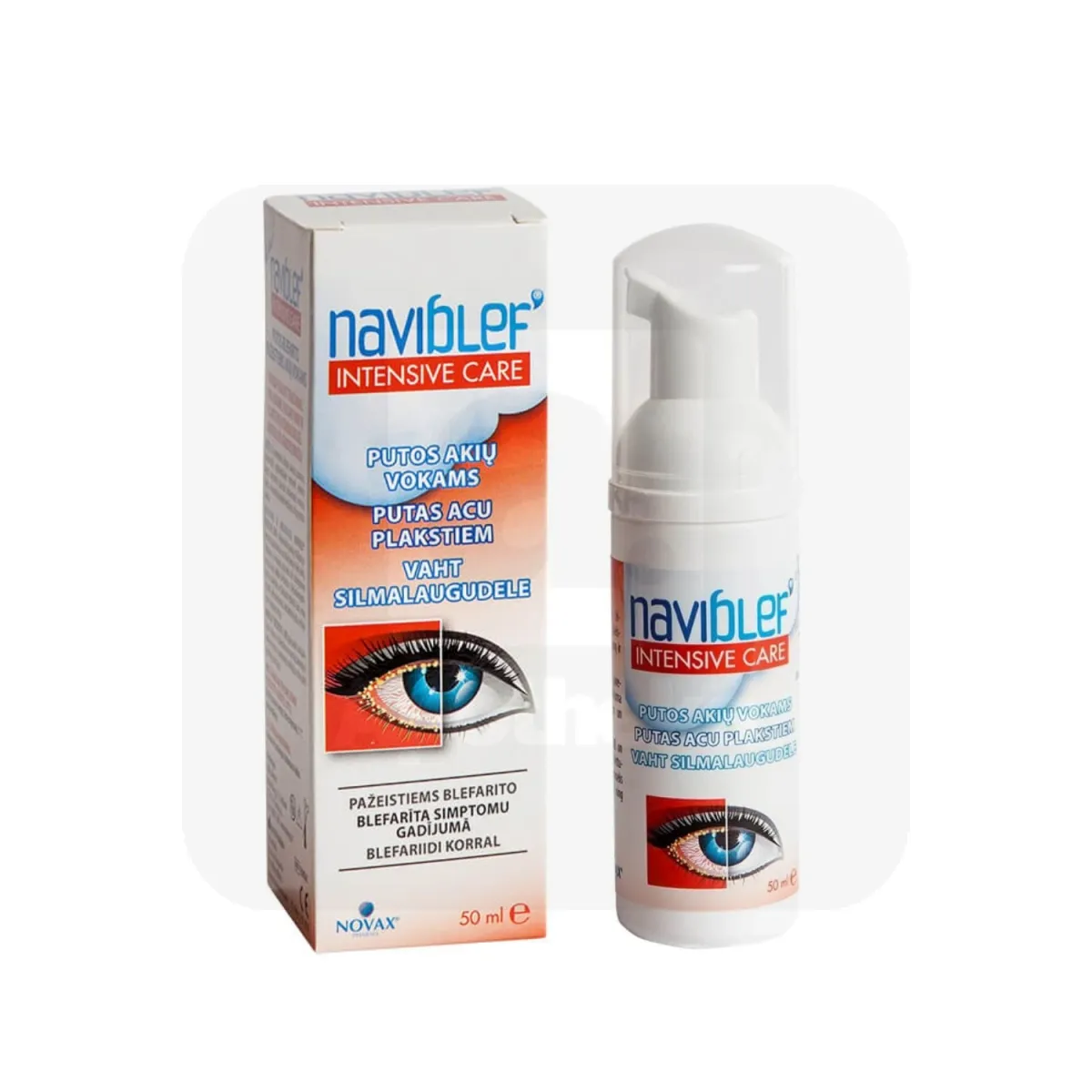 NAVIBLEF INTENSIVE CARE VAHT SILMALAUGUDE HÜGIEENIKS 50ML - Tootepilt