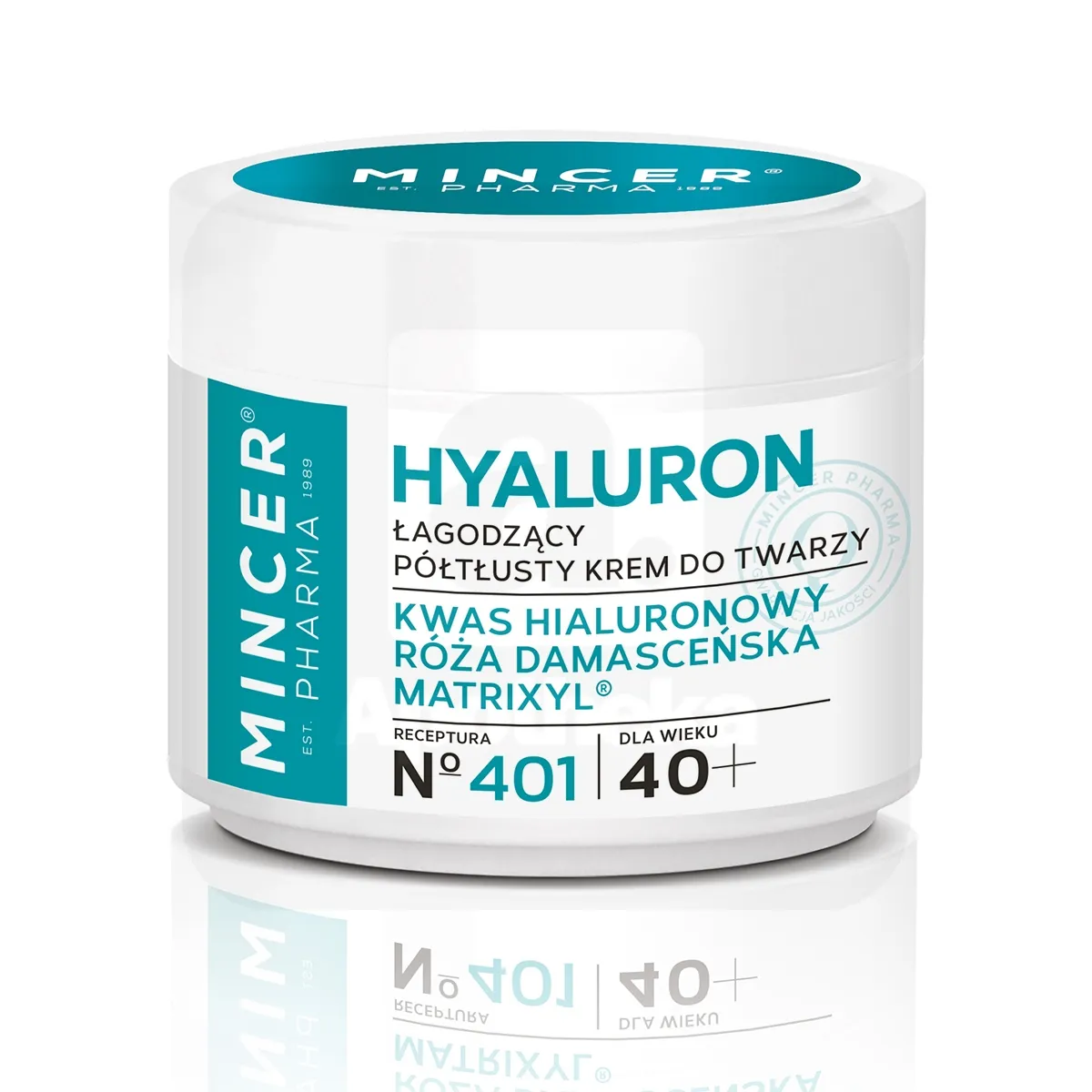 MINCER PHARMA NÄOKREEM HÜALUROONHAPPEGA 40+ 50ML - Tootepilt
