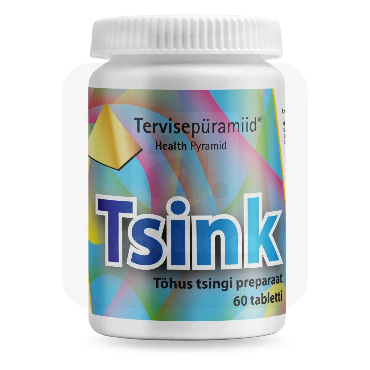 TERVISEPÜRAMIID TSINK TBL 25MG N60 - Tootepilt