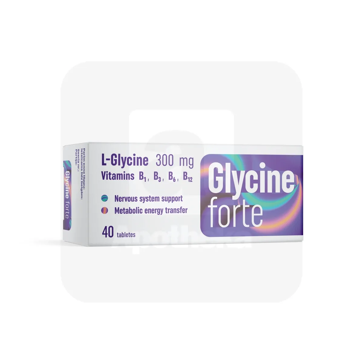 L-GLYTSINE FORTE 300MG TBL N40 - Tootepilt