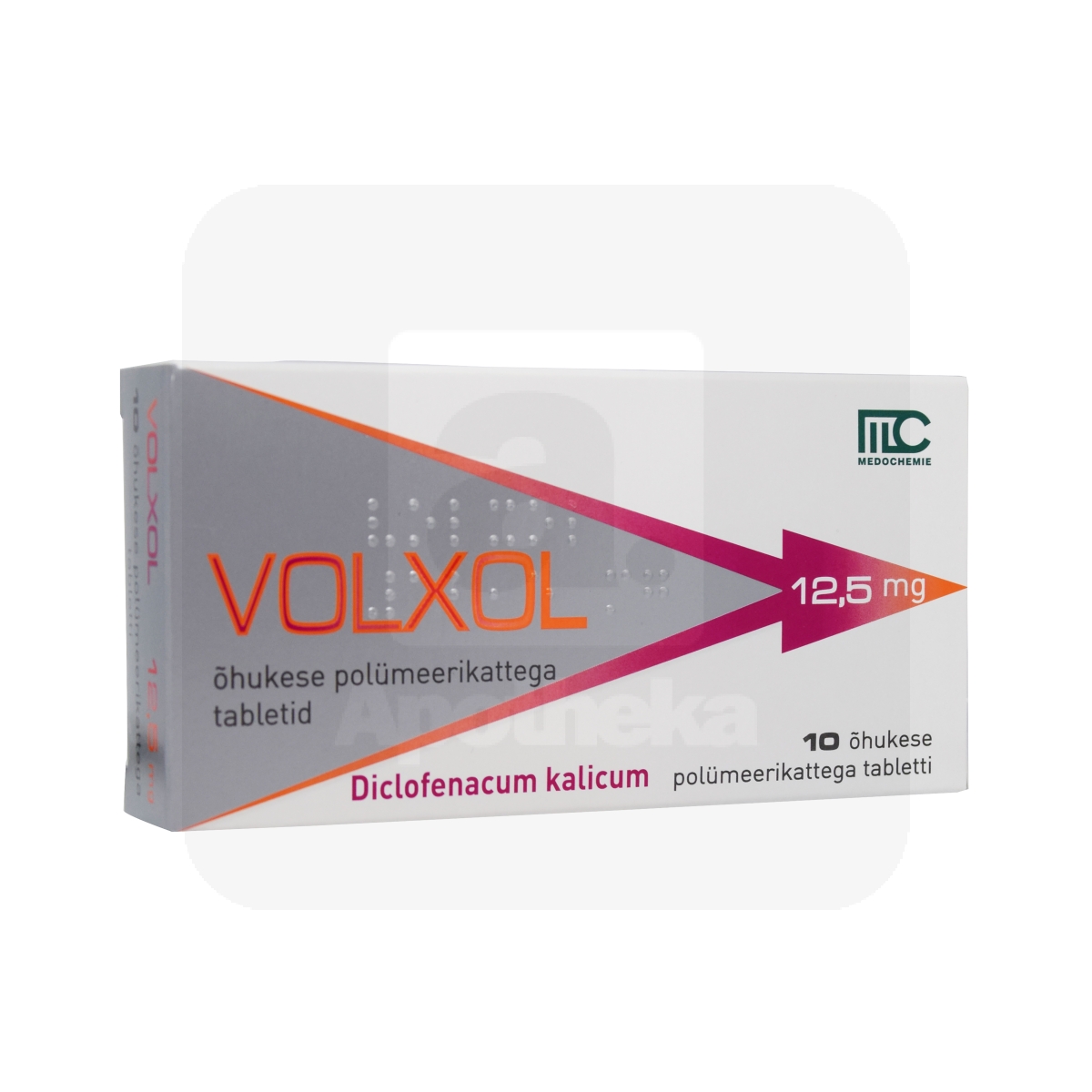 VOLXOL TBL 12,5MG N10 - Tootepilt