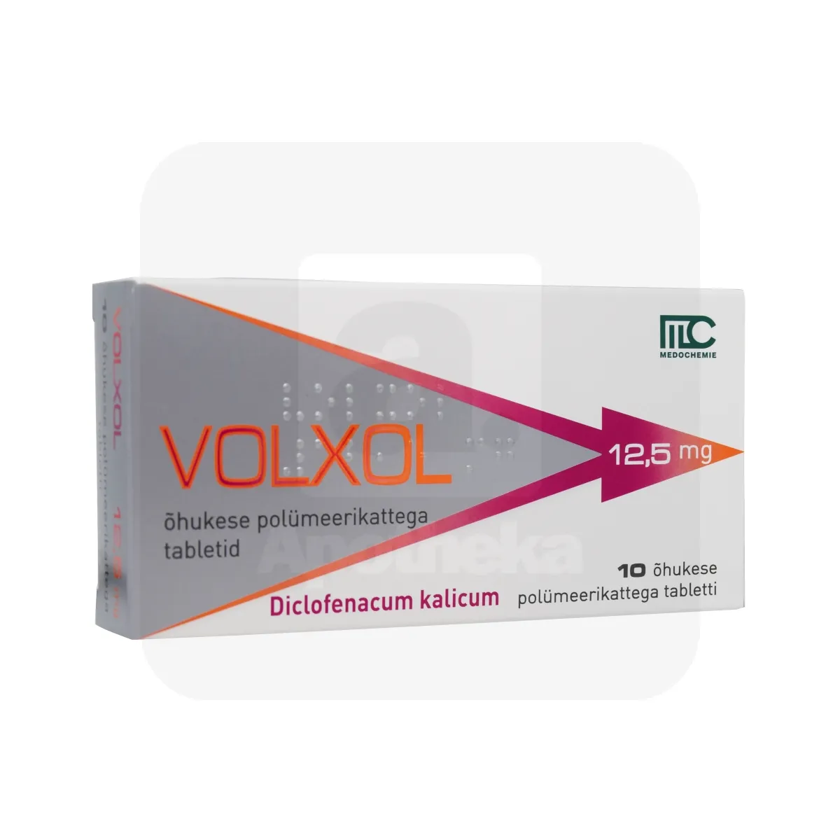 VOLXOL TBL 12,5MG N10 - Tootepilt
