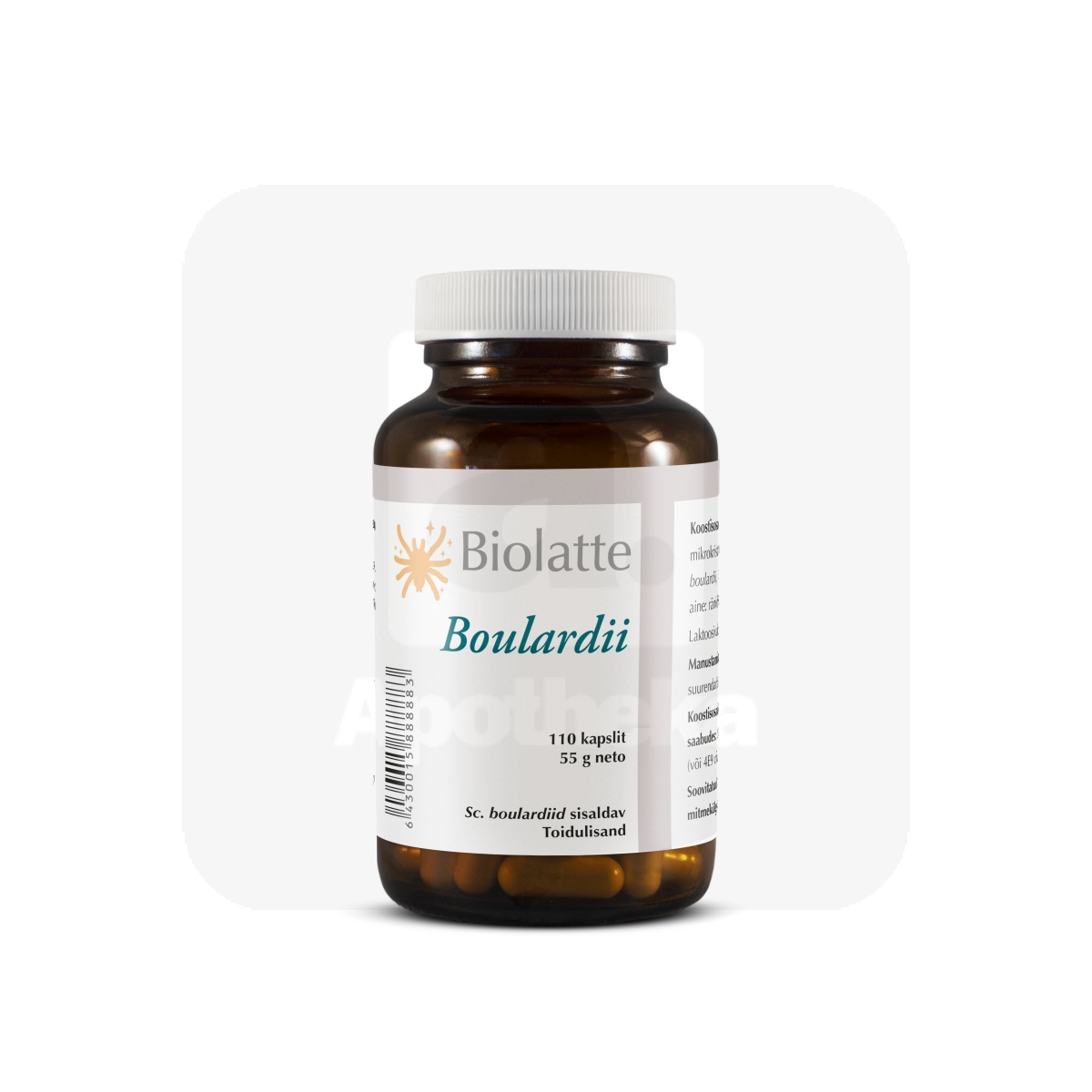BIOLATTE BOULARDII KAPSLID N110 - Tootepilt