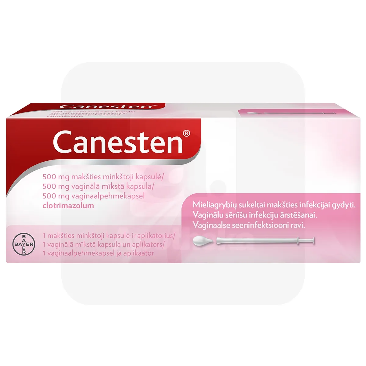 CANESTEN VAGINAALPEHMEKAPSEL 500MG N1 - Tootepilt