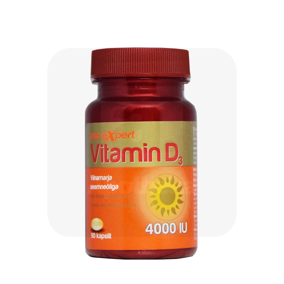 VITAMIN D3 PRO EXPERT 4000IU KAPSLID N90 - Tootepilt