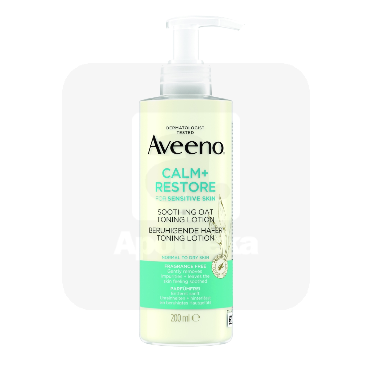 AVEENO CALM+RESTORE NÄOTOONIK 200ML - Tootepilt