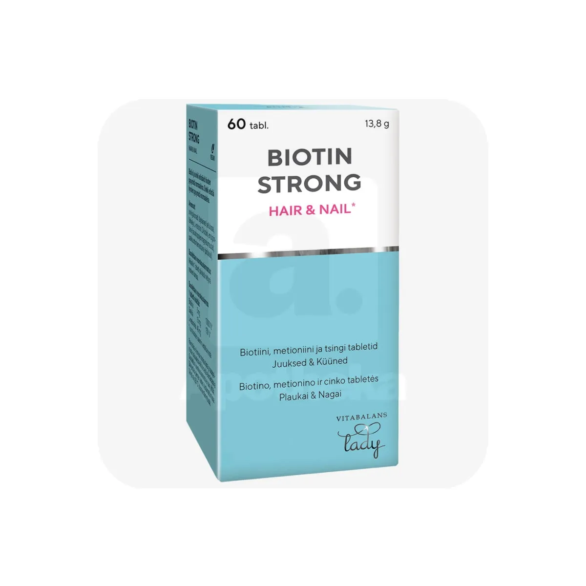 BIOTIIN STRONG HAIR&NAIL TBL N60 - Tootepilt 1