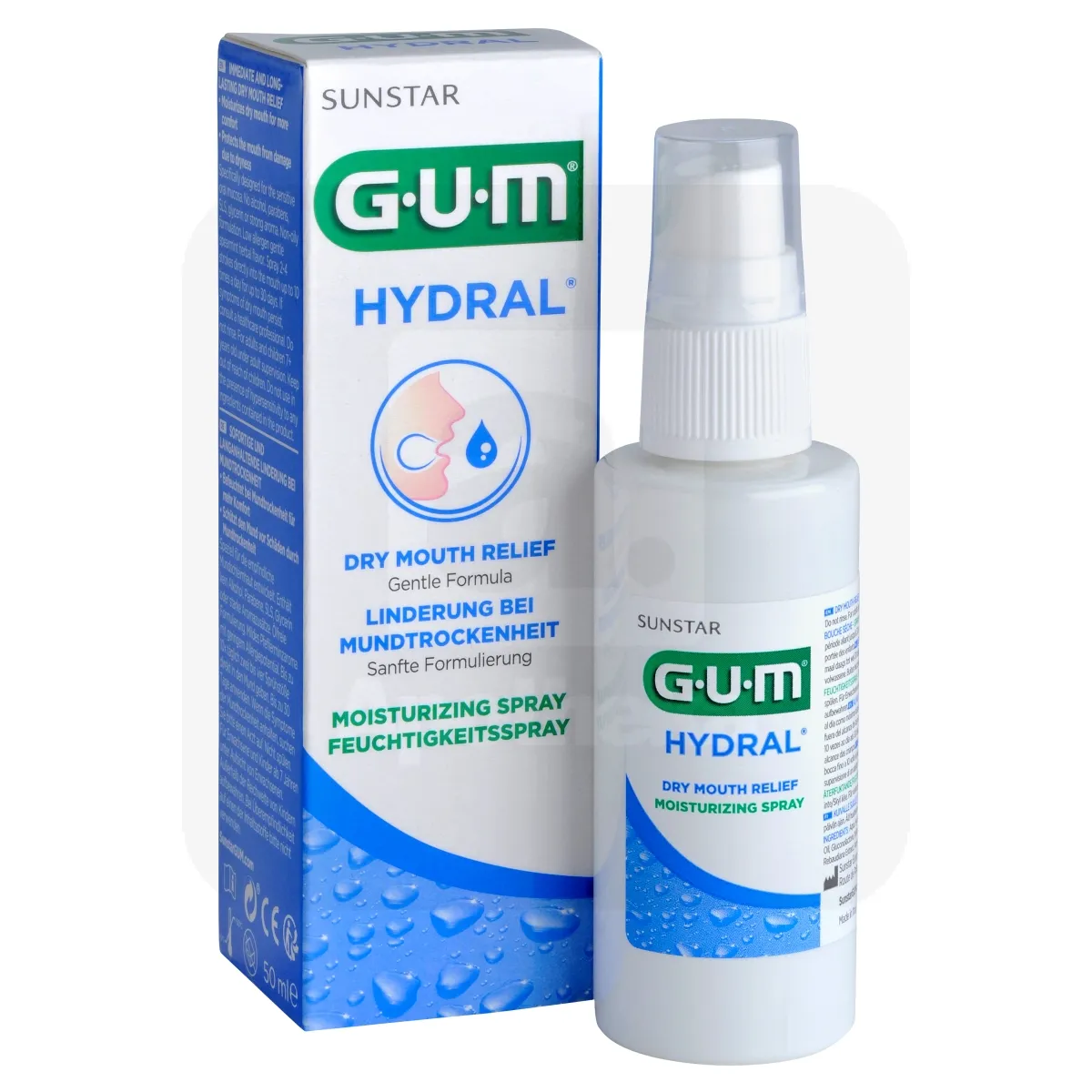 GUM HYDRAL SPREI SUUKUIVUSE LEEVENDAMISEKS 50ML - Tootepilt