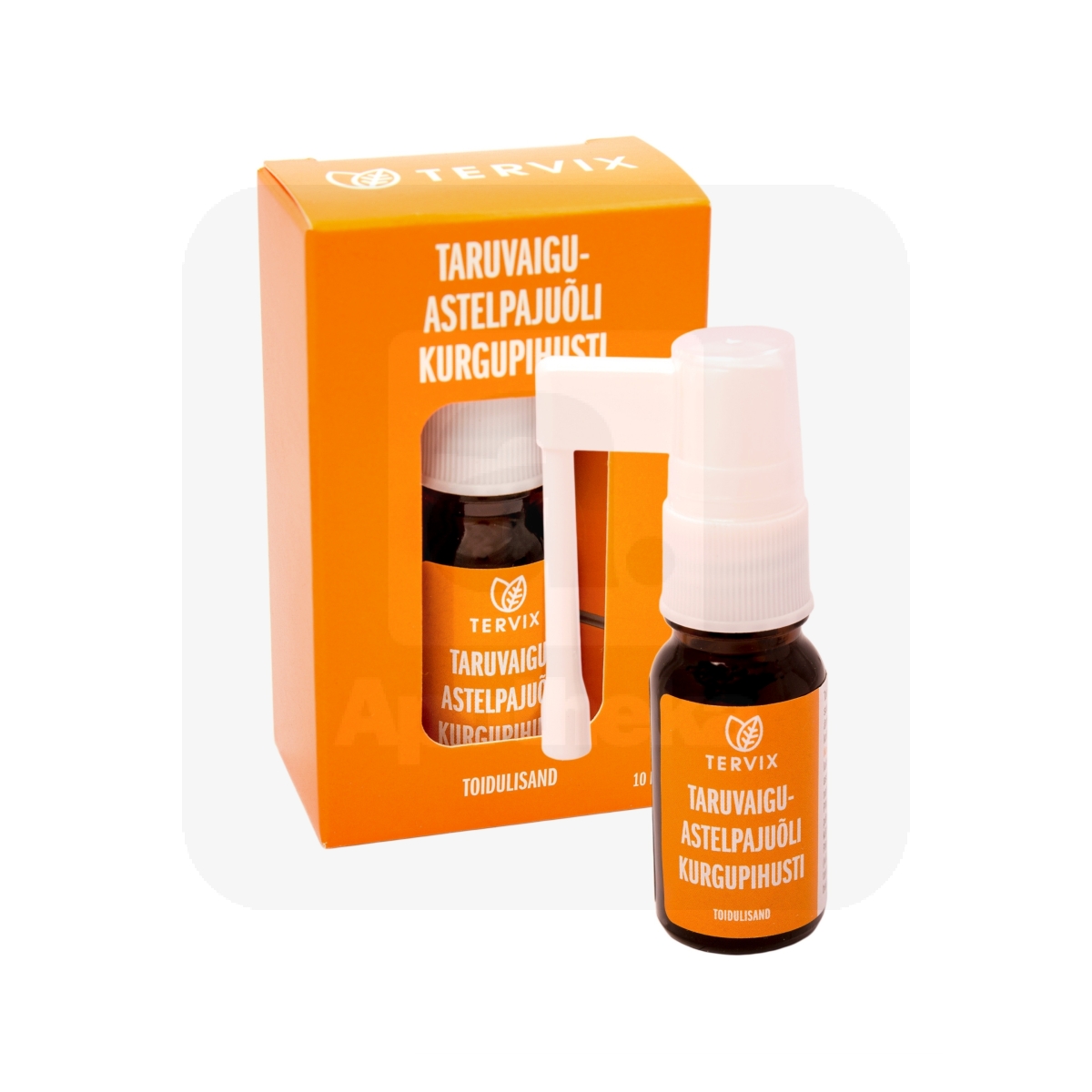KURGUPIHUSTI ASTELPAJU-TARUVAIGU 10ML TERVIX - Tootepilt