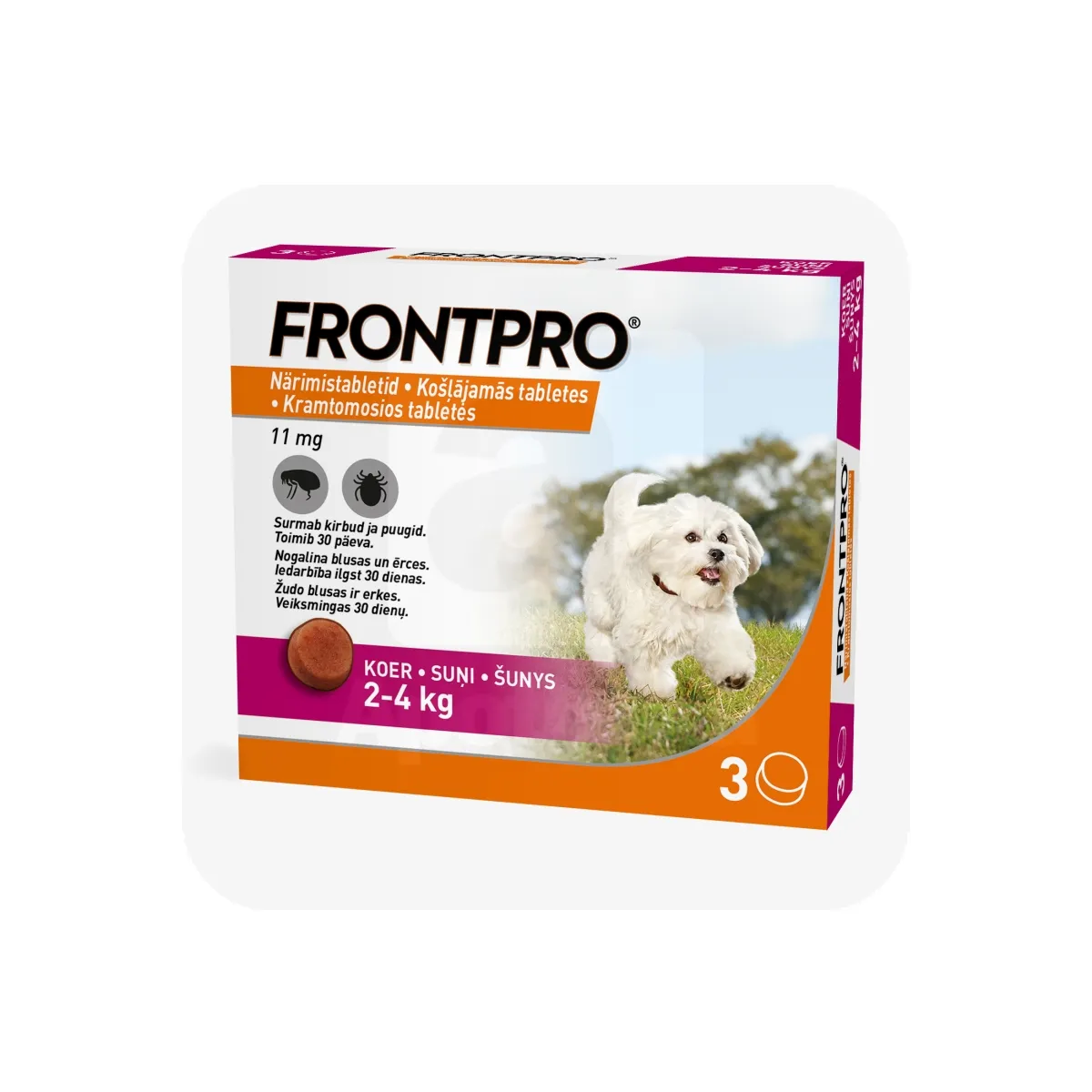 FRONTPRO NÄRIMISTABLETT 11MG N3 (2-4KG) - Tootepilt