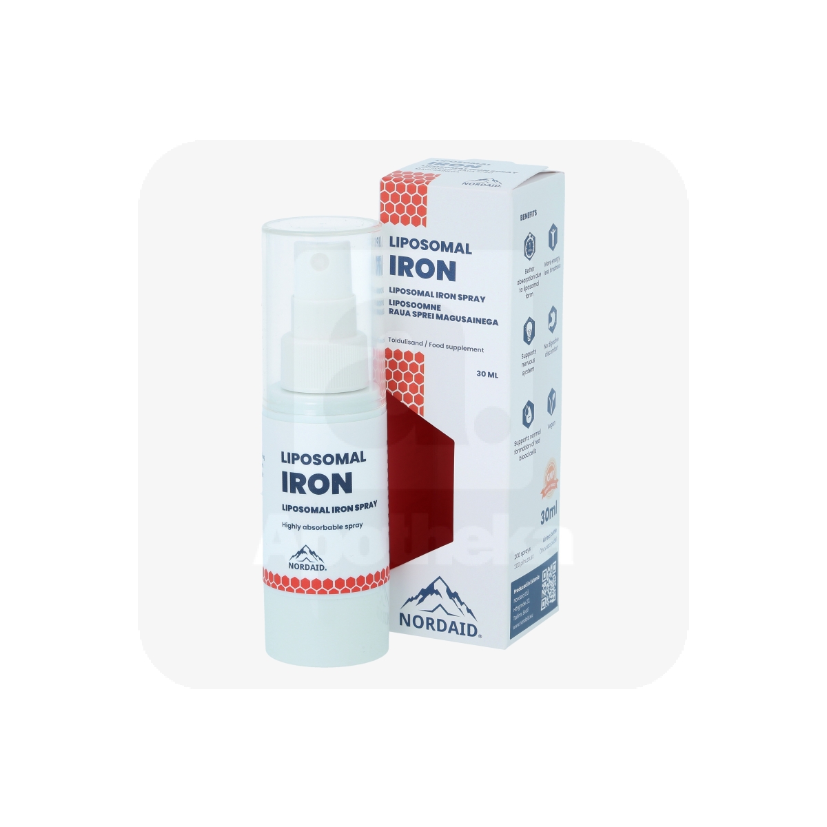 NORDAID RAUD LIPOSOOMNE SPREI 30ML - Tootepilt