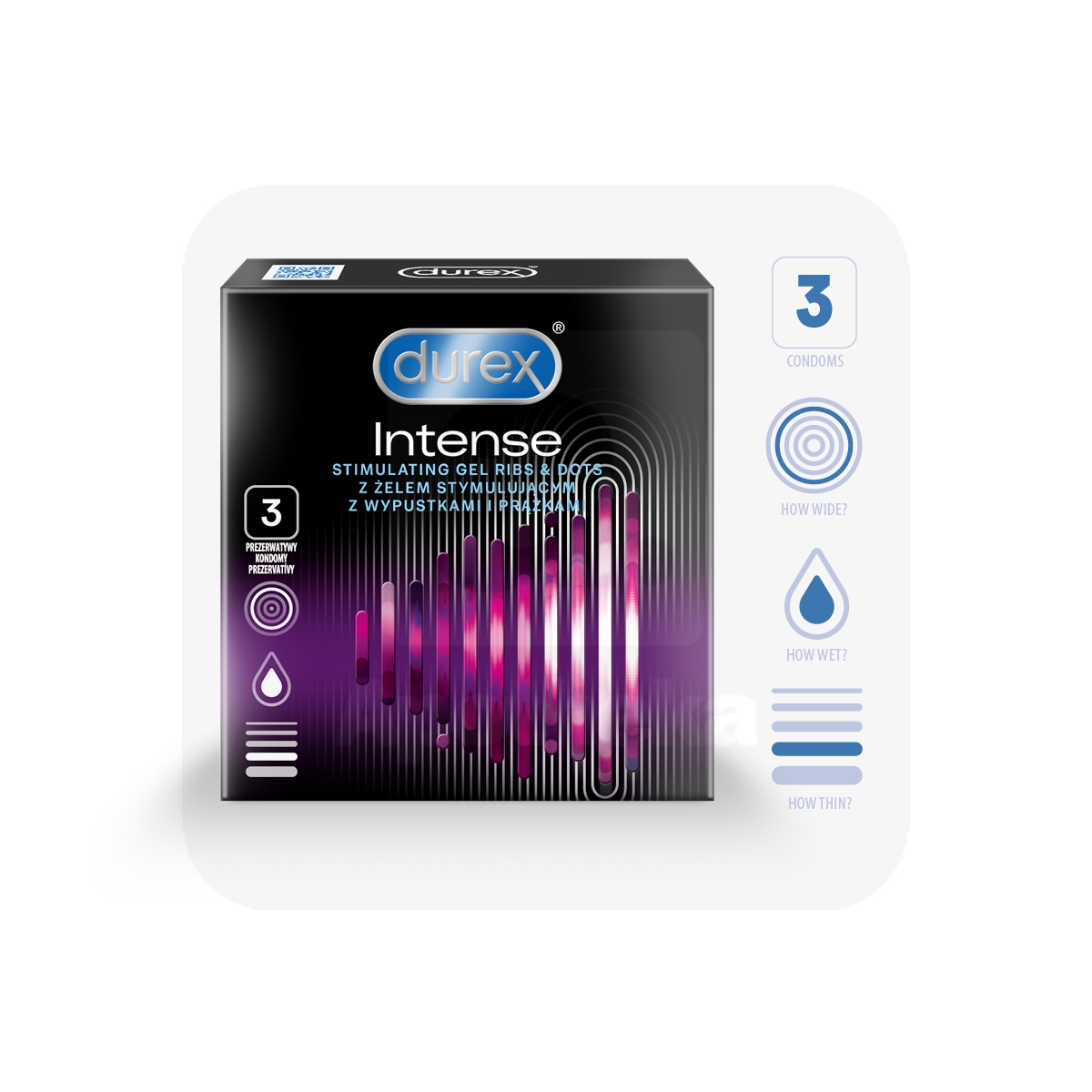 DUREX KONDOOMID INTENSE N3