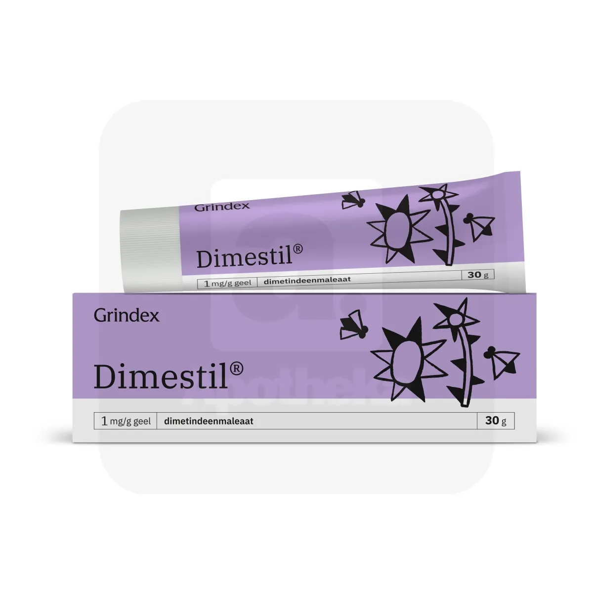 DIMESTIL GEEL 1MG/G 30G - Tootepilt 1