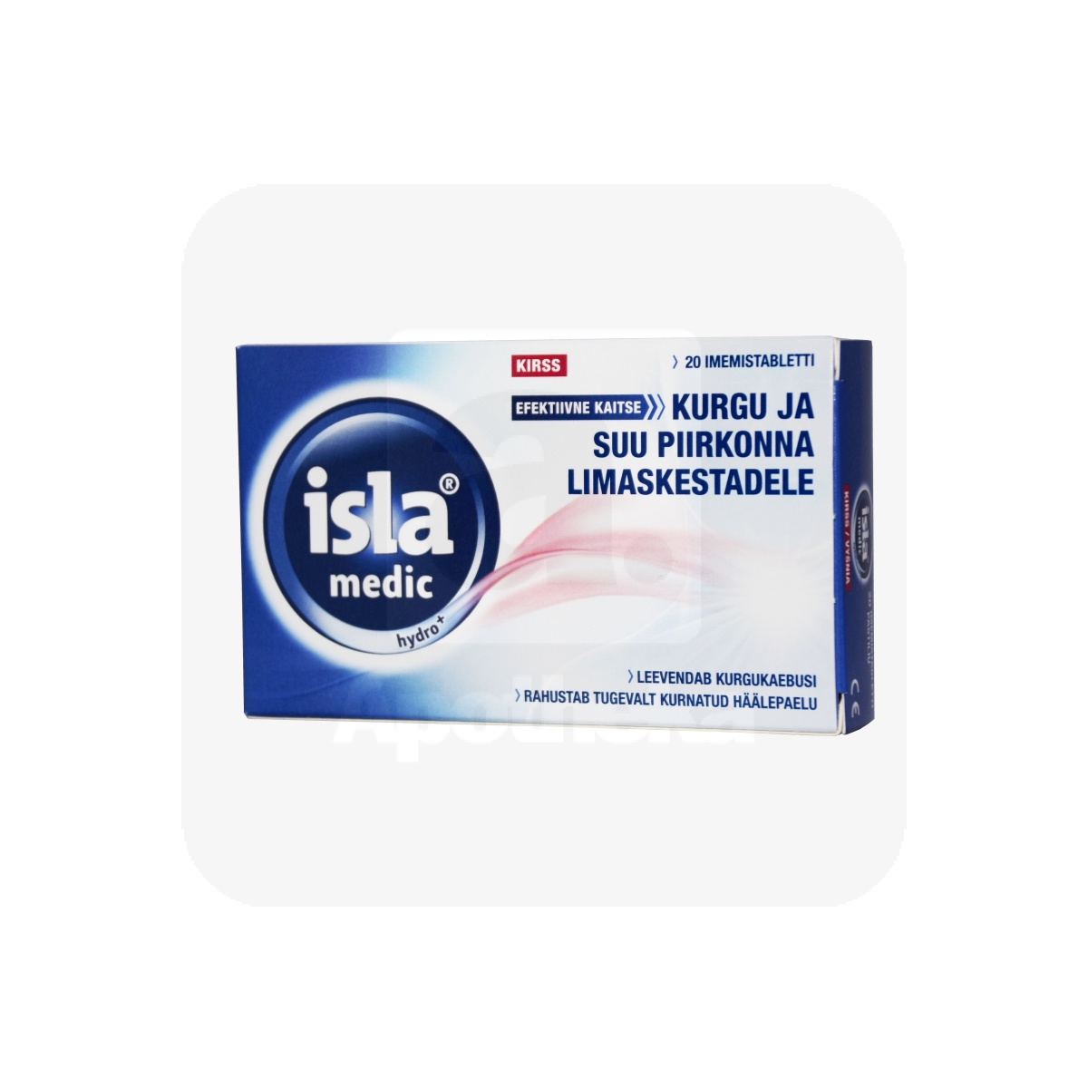 ISLA MEDIC HYDRO+ IMEMISTABLETID N20 KIRSS