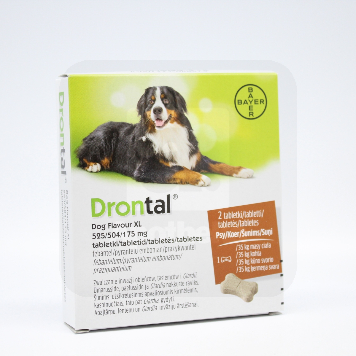 DRONTAL DOG FLAVOUR XL TBL 175MG+525MG+504MG N2 - Tootepilt