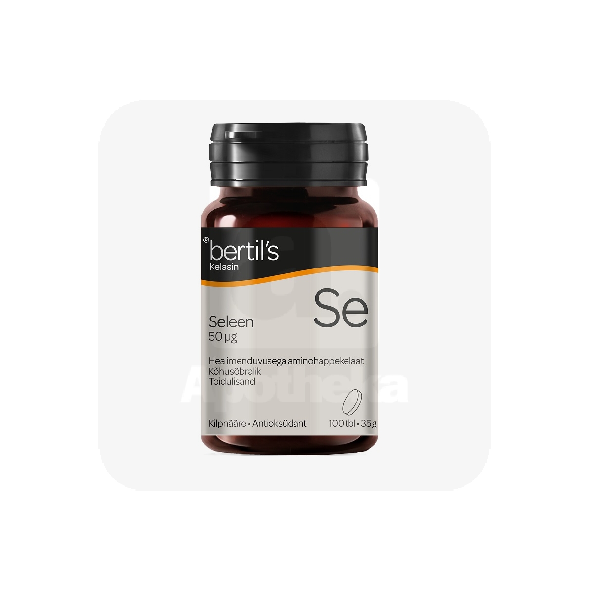 BERTILS KELASIN SELEEN TBL 50MCG N100 - Tootepilt