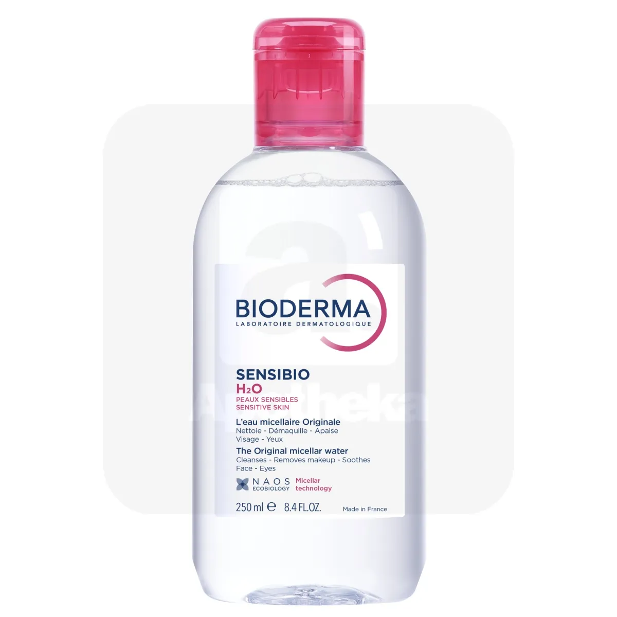 BIODERMA SENSIBIO H2O MITSELLAARVESI TUNDLIKULE NAHALE 250ML - Tootepilt