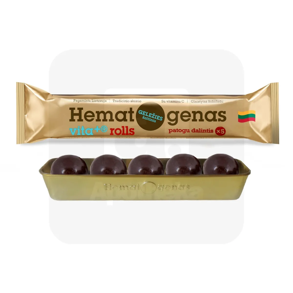 HEMATOGEEN VITA+ROLLS 65G - Tootepilt