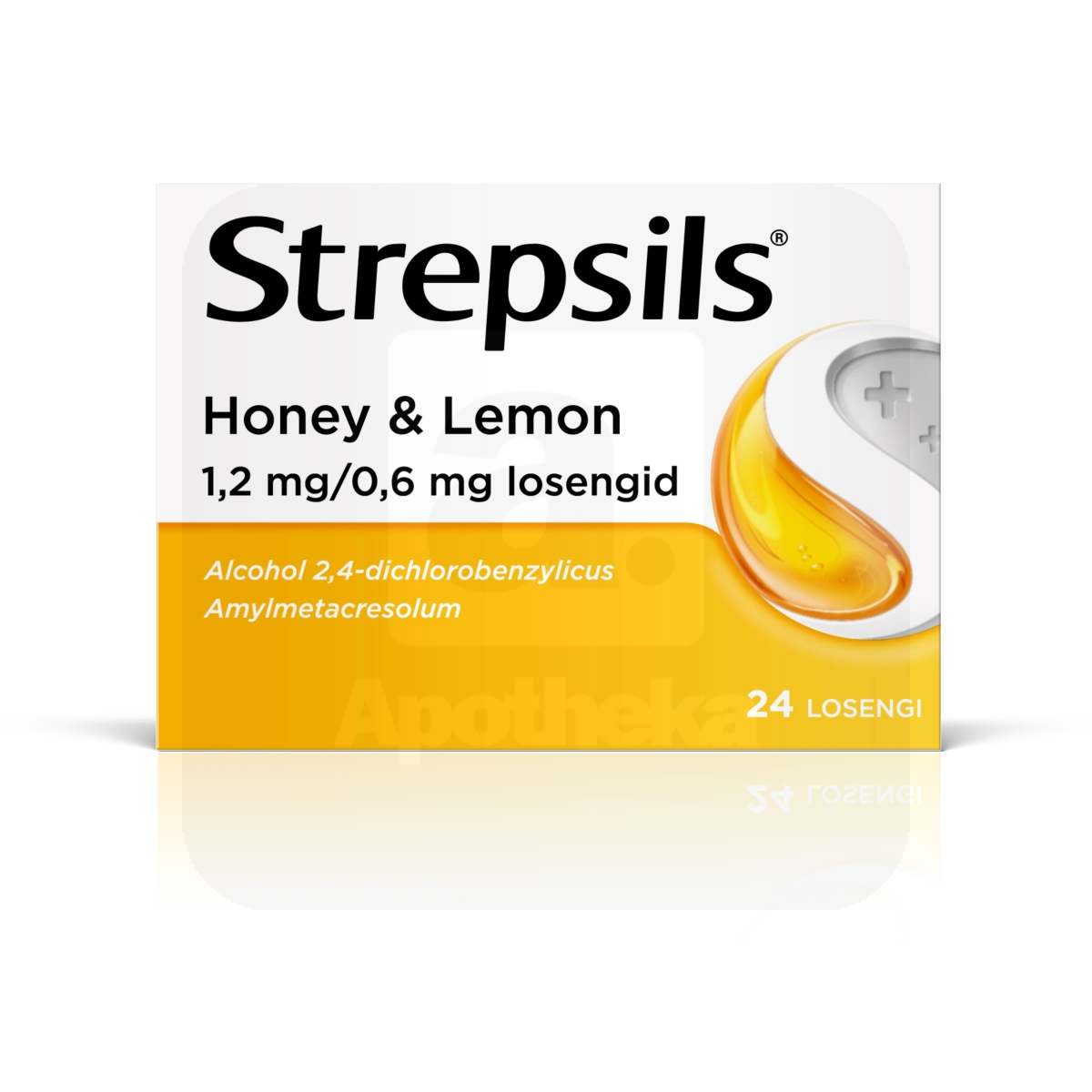 STREPSILS HONEY& LEMON LOSENG 0,6MG+1,2MG N24 - Tootepilt