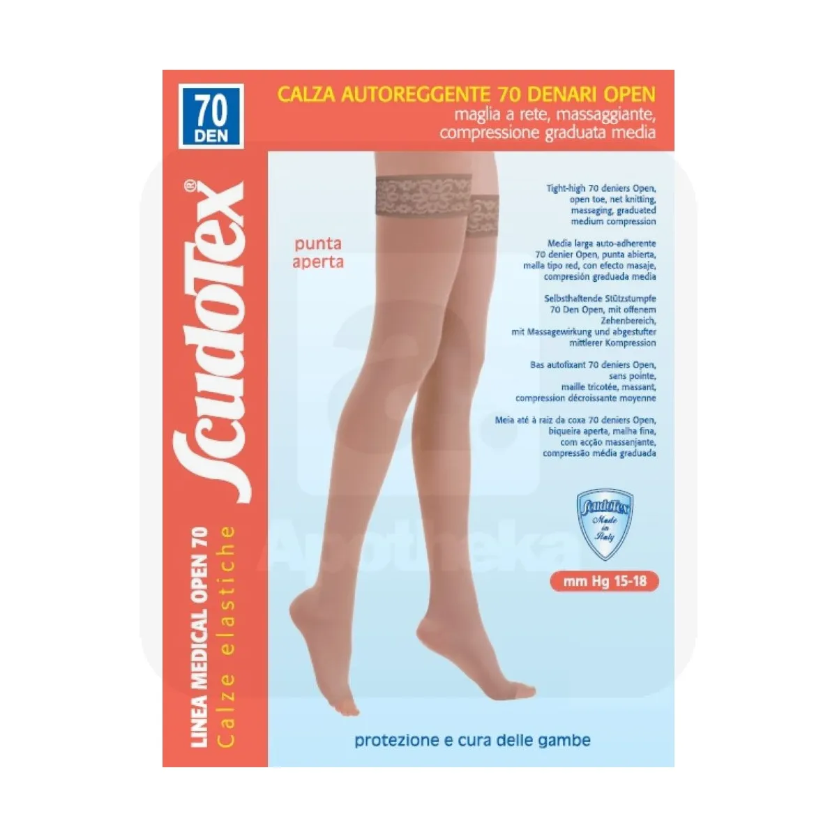 SCUDOTEX SUKAD AVATUD VARBAOSA 70DEN T4 NATURE - Tootepilt