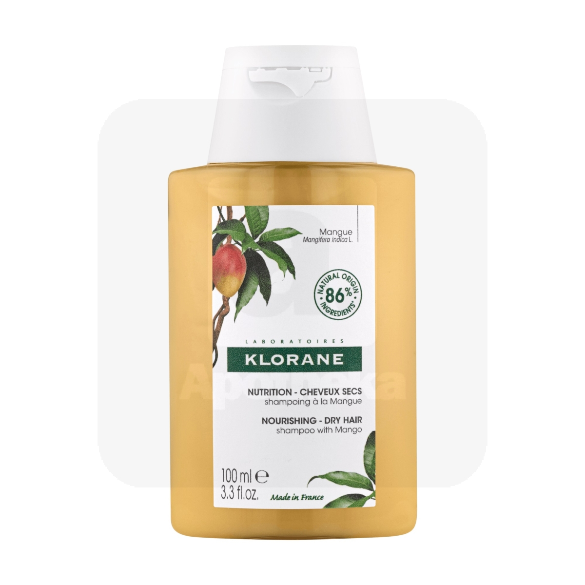 KLORANE SHAMPOON MANGO KUIVADELE JUUSTELE 100ML - Tootepilt