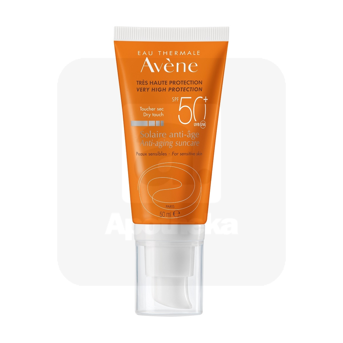 AVENE SUN VANANEMISVASTANE PÄIKESEKAITSEKREEM NÄOLE SPF50+ 50ML - Tootepilt