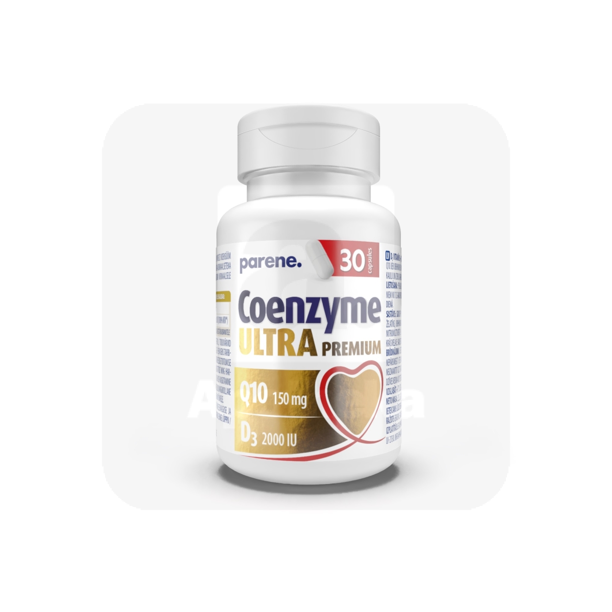 PARENE COENZYME ULTRA + VITAMIN D3 KAPSLID N30 - Tootepilt