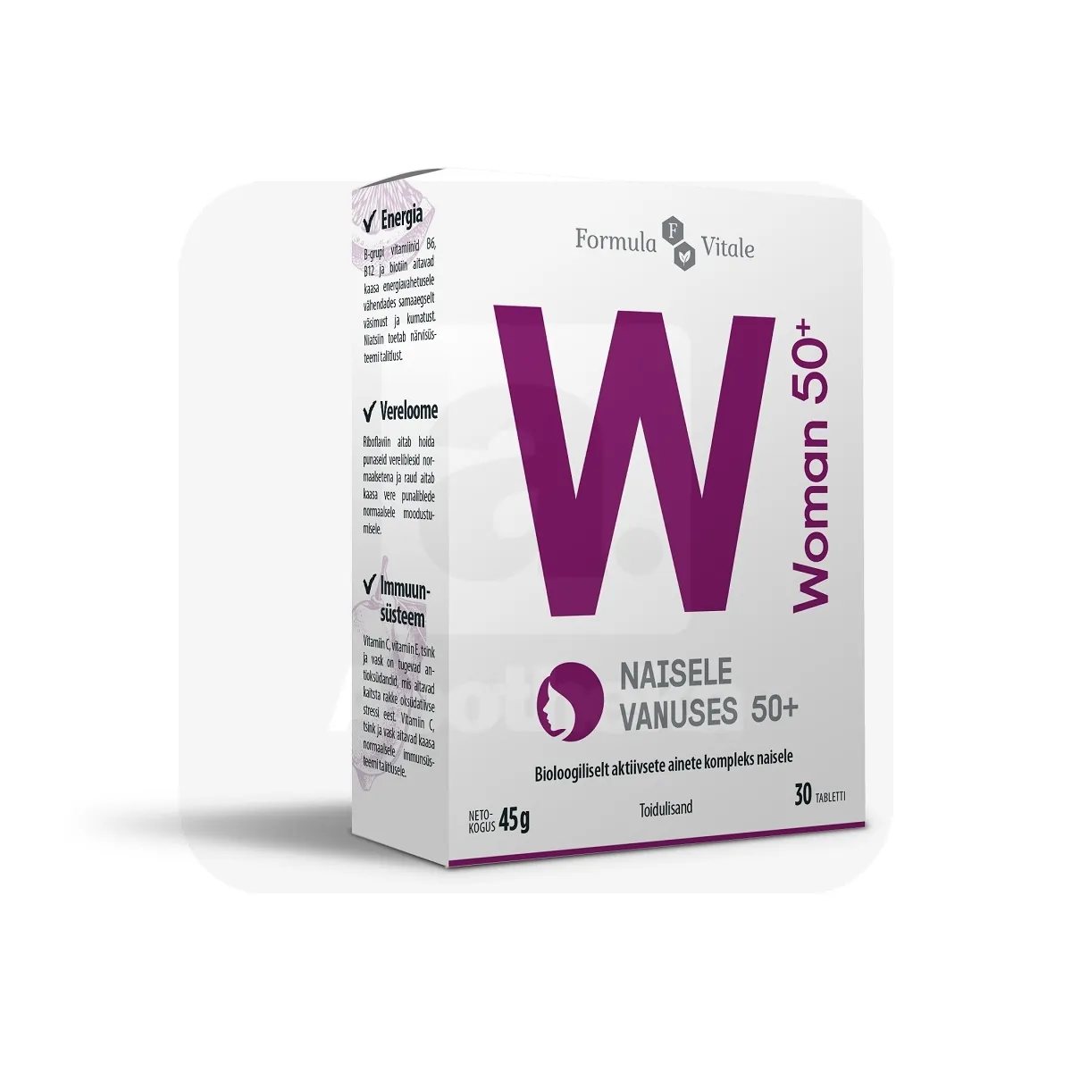 FORMULA VITALE WOMAN 50+ TBL N30 - Tootepilt