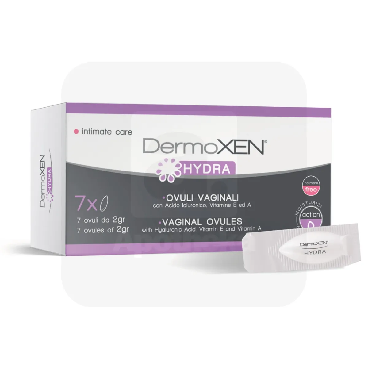 DERMOXEN HYDRA VAGINAALSED OOVULID 2G N7 - Tootepilt