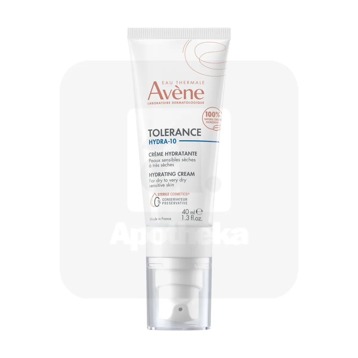 AVENE TOLERANCE HYDRA10 KREEM NIISUTAV 40ML - Tootepilt 1