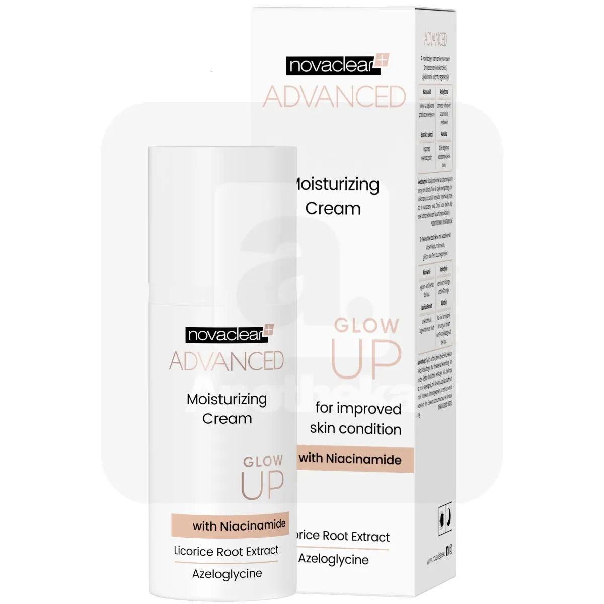 NOVACLEAR ADVANCED NÄOKREEM NIISUTAV NIATSIINAMIIDIGA 50ML - Tootepilt