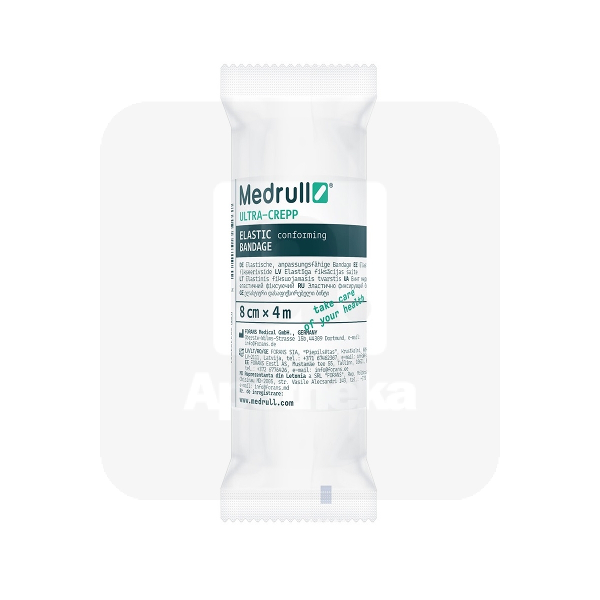 MEDRULL ELASTNE SIDE ULTRA-CREPP 8CM X 4M - Tootepilt