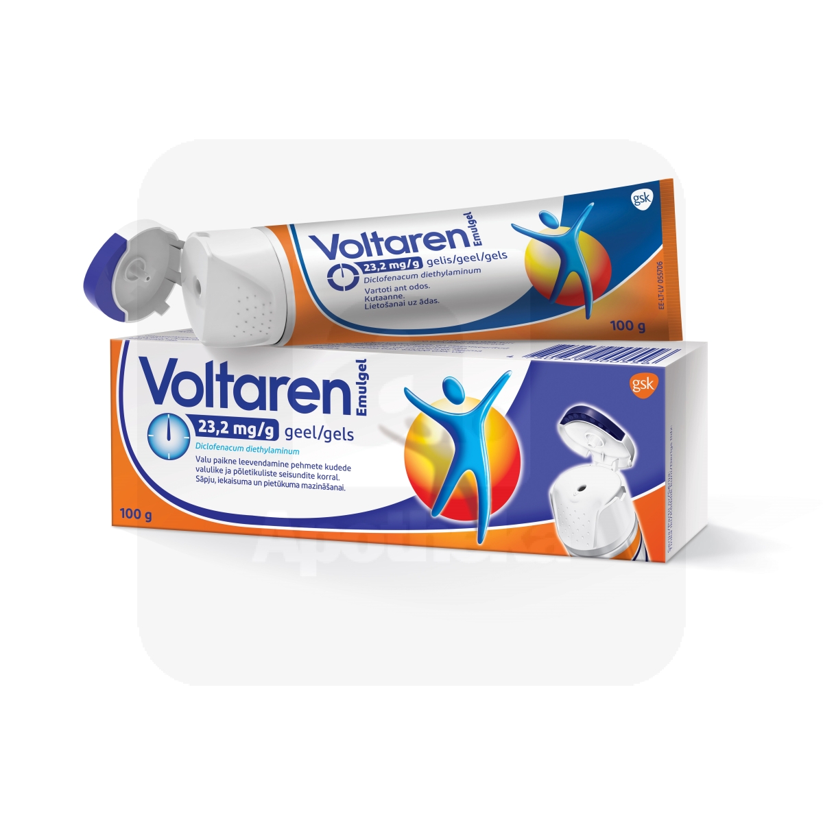 VOLTAREN EMULGEL GEEL 20MG/G 100G