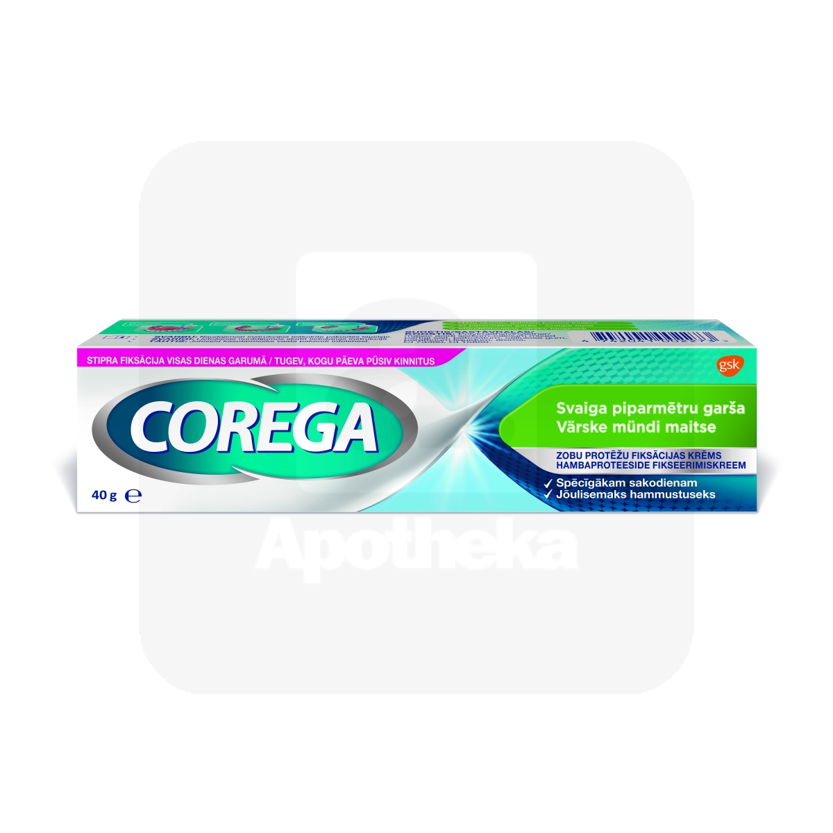 COREGA PROTEESIDE KINNITUSLIIM ERITI VÄRSKE 40G - Tootepilt