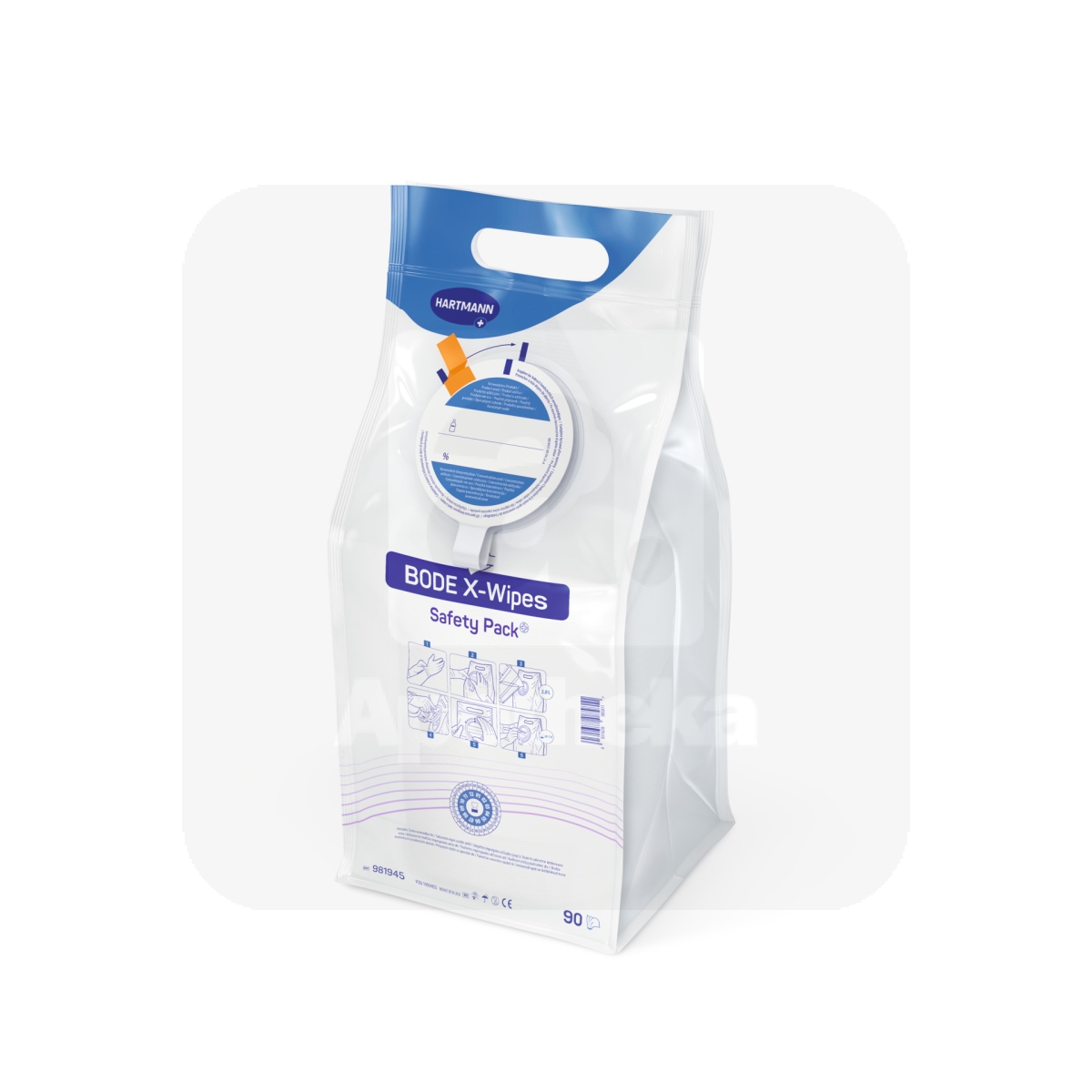 BODE X-WIPES SAFETY PACK PUHASTUSLAPID N90 - Tootepilt