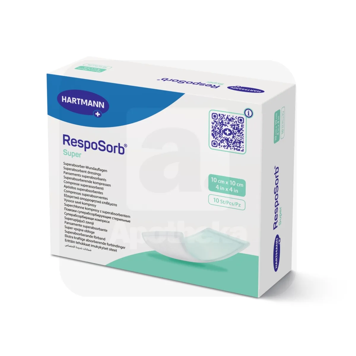 RESPOSORB SUPER HAAVASIDE 10X10CM N10 /685020/ - Tootepilt