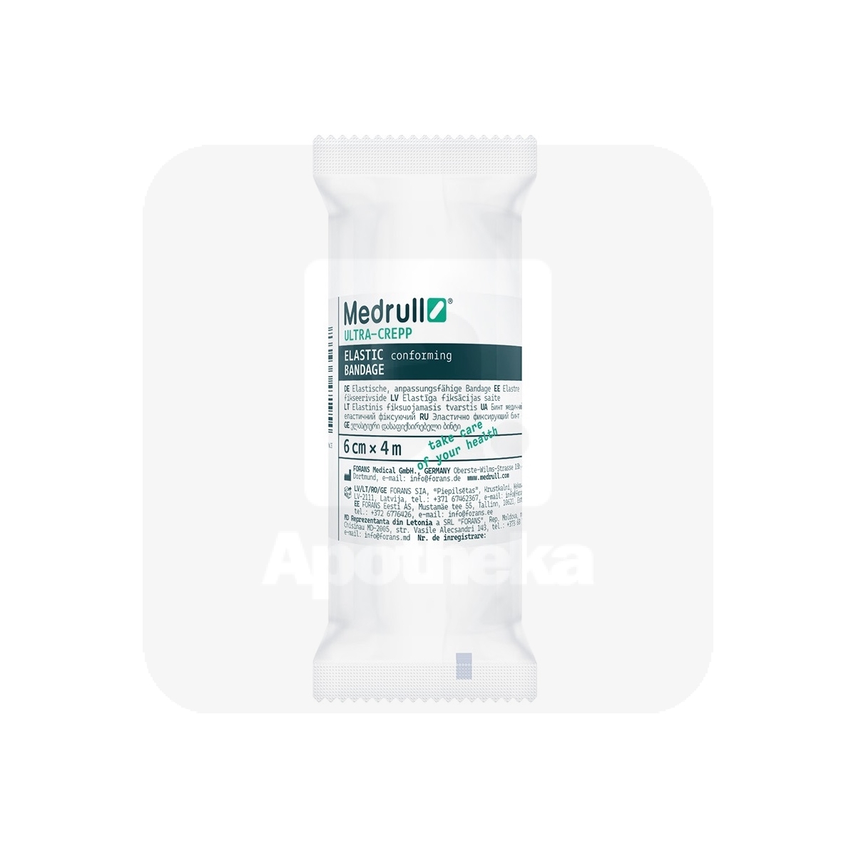 MEDRULL ELASTNE SIDE ULTRA-CREPP 6CM X 4M - Tootepilt